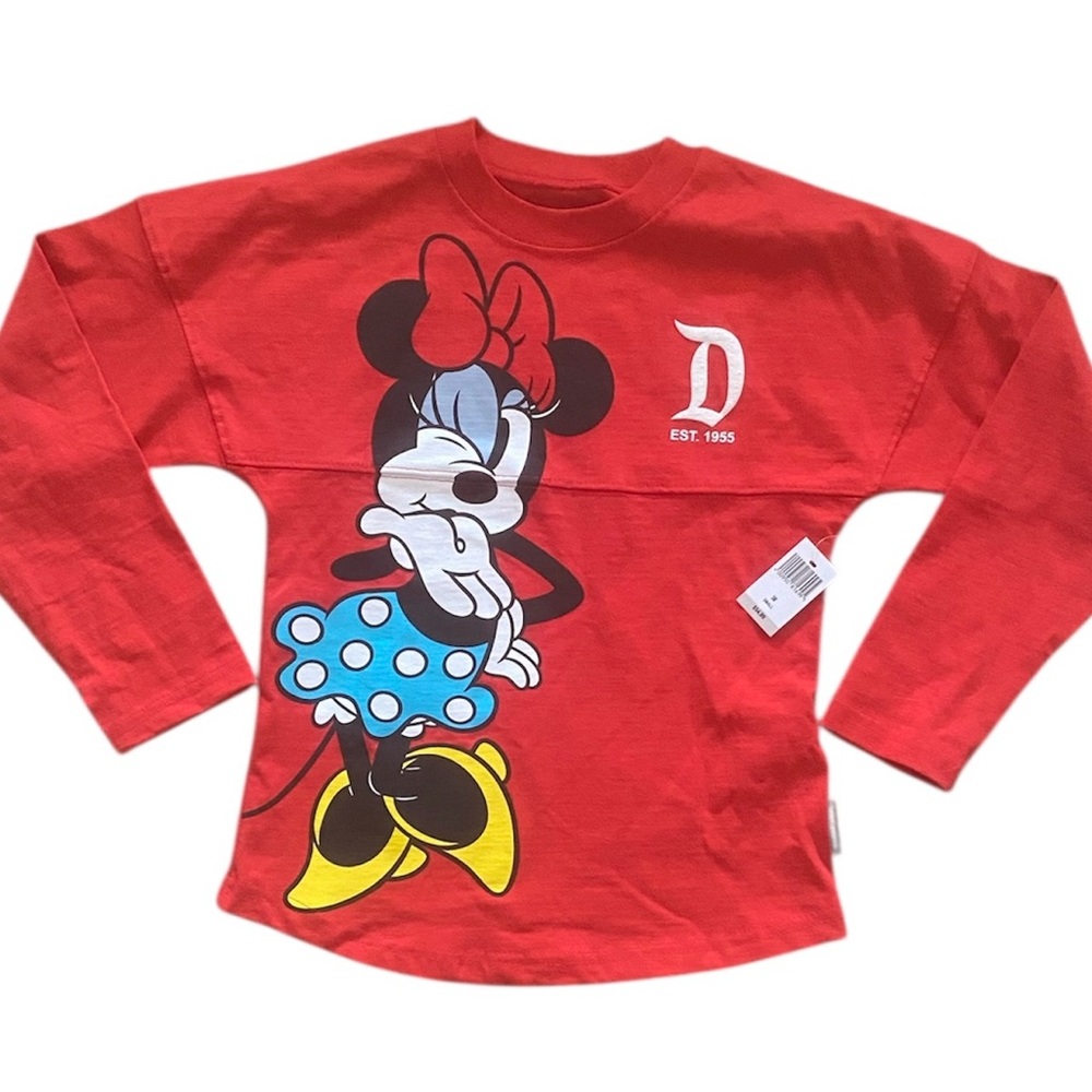 Disney Red Mickey Mouse Long Sleeve Tee
